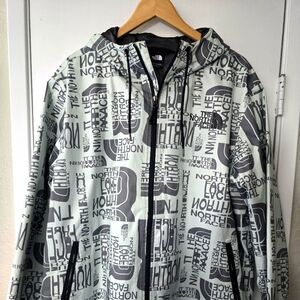 North face Unisex Hooded Novelty Rain Jacket/Shell SZ XL Men's; XXL Women's